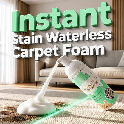 ✨ Instant Waterless Foam Stain Remover for Carpet & Fabric 🧼