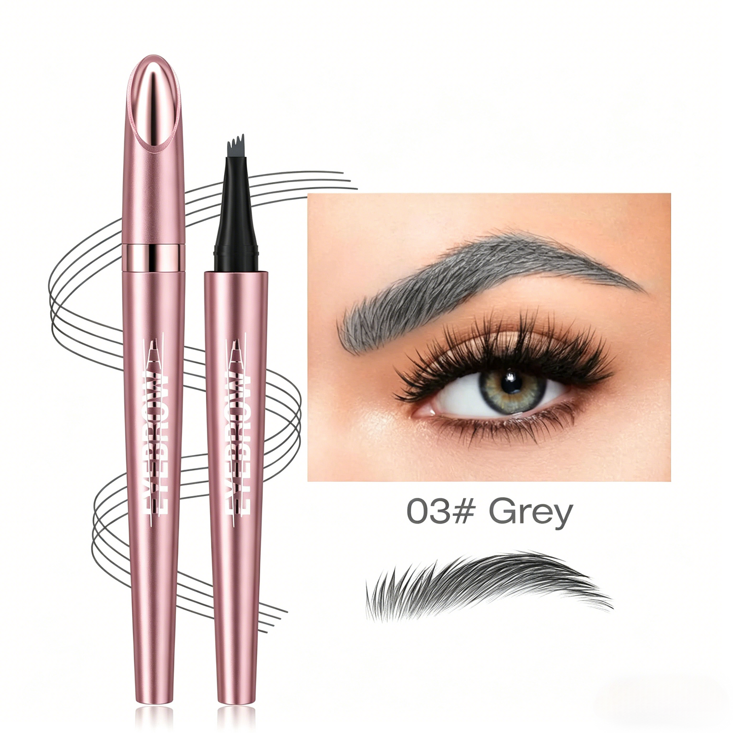 🥳  Last Day Buy 1 Get 1 Free ,Micro-Fork Eyebrow Pencil:Waterproof,Natural Hair-Like Strokes & Long-Lasting
