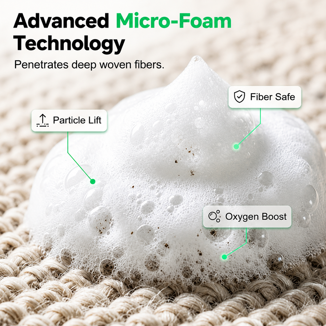 ✨ Instant Waterless Foam Stain Remover for Carpet & Fabric 🧼
