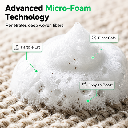 ✨ Instant Waterless Foam Stain Remover for Carpet & Fabric 🧼