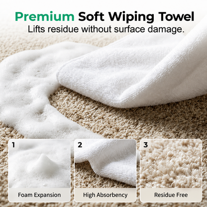 ✨ Instant Waterless Foam Stain Remover for Carpet & Fabric 🧼