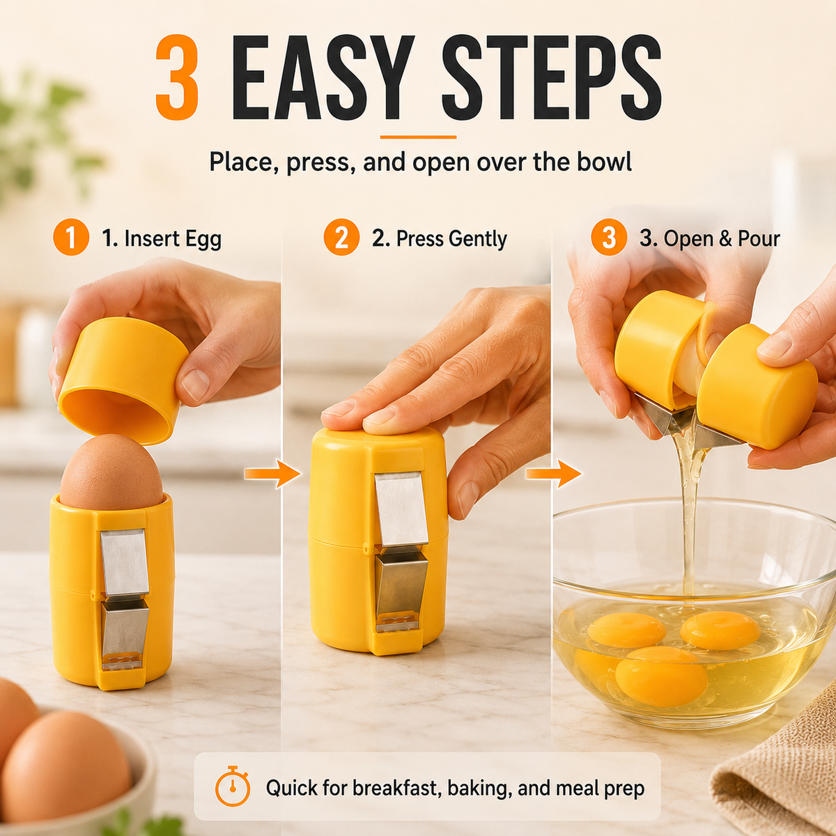 🔥This Week's Special Offer 50% OFF - Egg Shell Opener-Buy 1 Get 2 Free