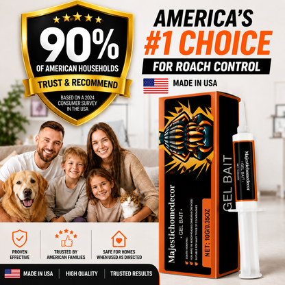 💥2026 Upgraded Formula] Professional Cockroach Gel Bait – Eliminates Entire Nest