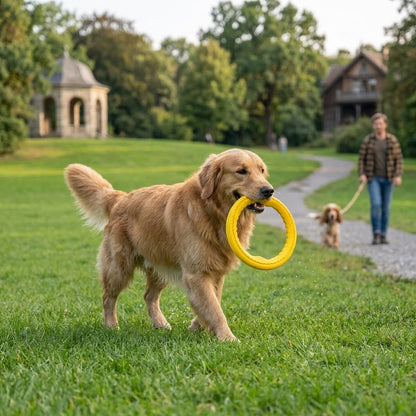 Dog TPR Pull Ring and Fetch Toy