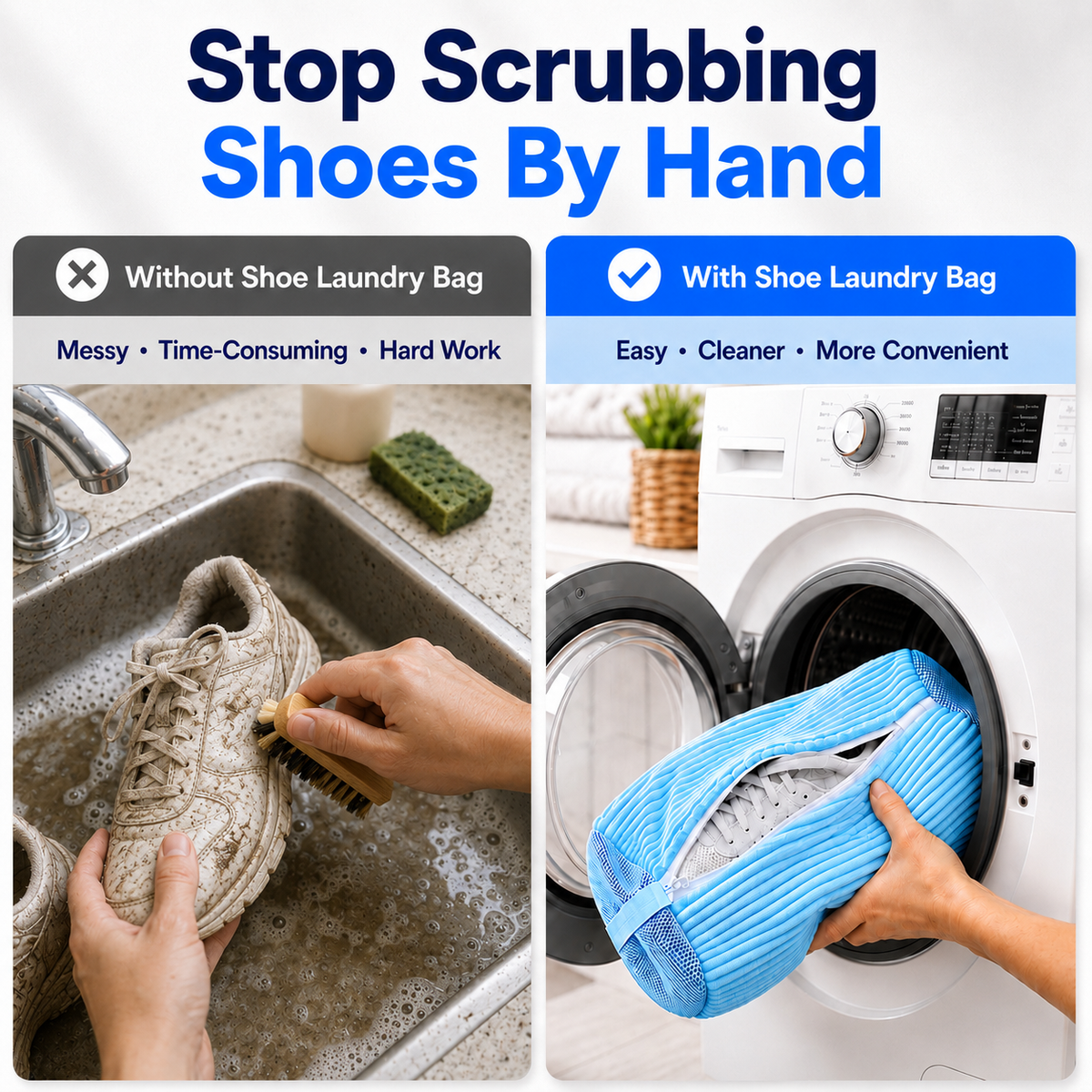 🫧Shoe Laundry Bag(📦Last Day Buy 1 Get 1 Free)