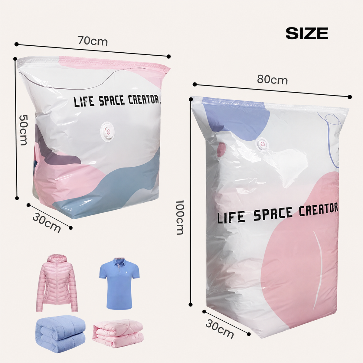 💨Last Day Buy 1 Get 2 Free No-Pump 3D Vacuum Storage Bags